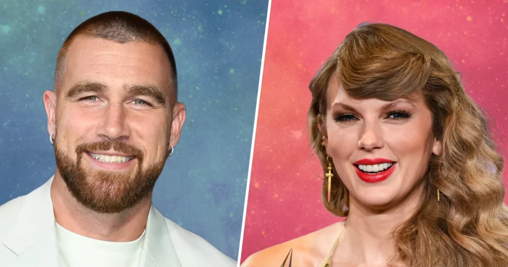 Taylor Swift (Sagittarius) and Travis Kelce (Libra)